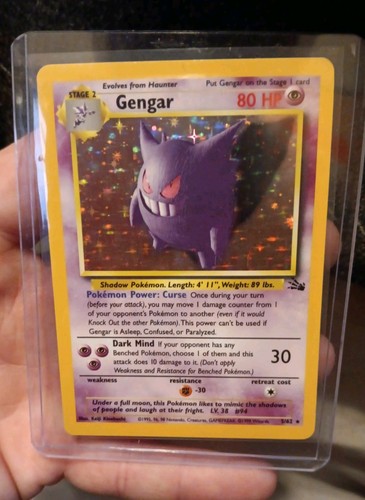 Carta pokémon tcg gengar - pokémon,