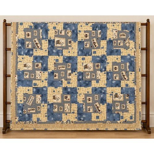 Trapunta patchwork fatta - , a