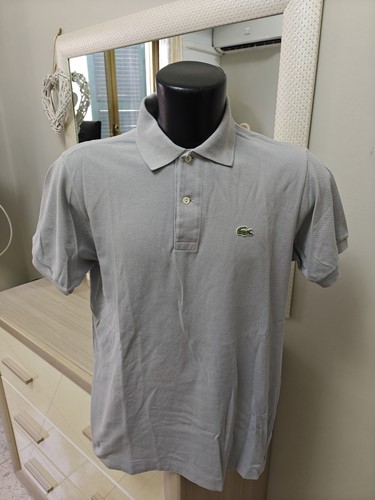 Lacoste polo uomo grigio - m,