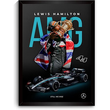 Poster lewis hamilton campione - hamilton,