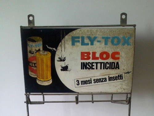 Fly tox espositore insegna - tox,