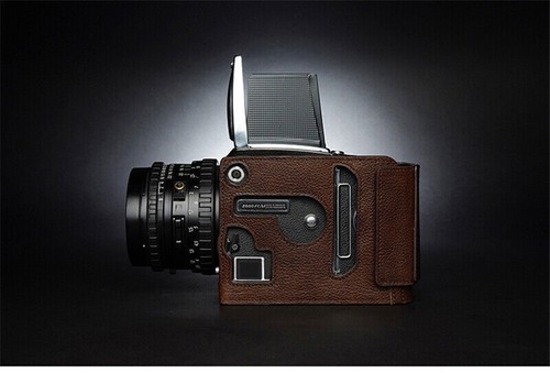 Custodia fotocamera vera pelle