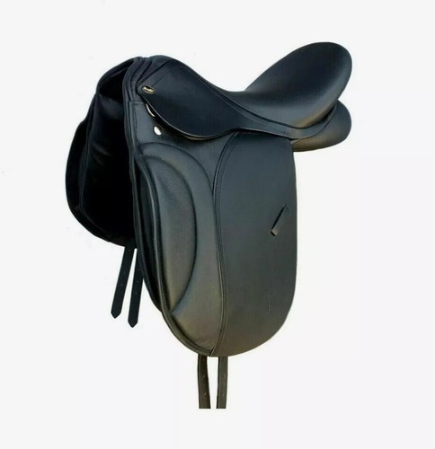 Sella nera inglese dressage - sella,