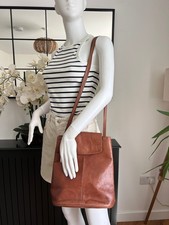 Borsa vintage pelle marrone - borsa, in