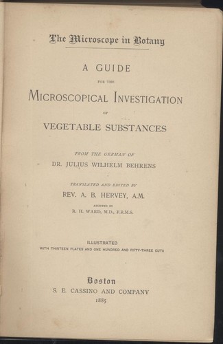 The microscope botany di - microscope,