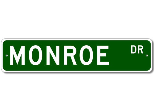 Cartello stradale monroe drive - stradale,