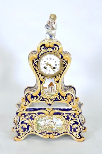 Pendolo maiolica nevers - in,