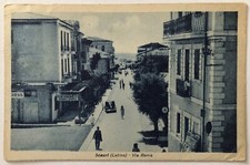 Cartolina scauri via roma - cartolina,