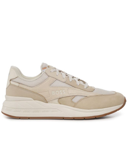 Boss sneakers uomo beige - boss,
