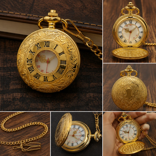 Orologio tasca oro cavo - orologio, da