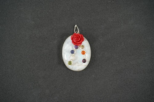 Pendente labradorite bianca - pendente,
