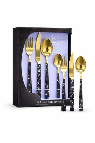 Set posate lusso per 6 - set,