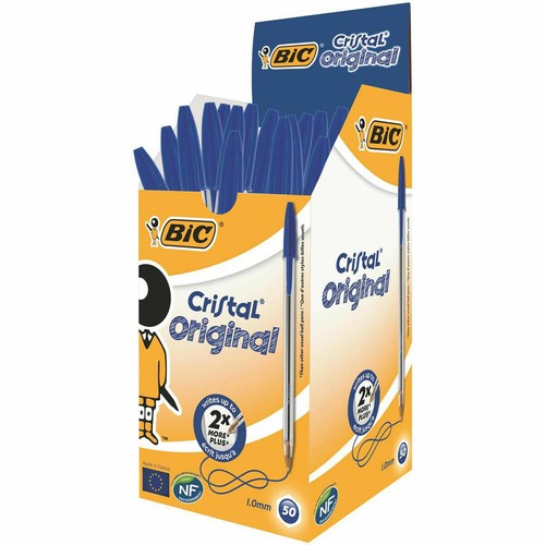 Bic blue pens - cristal, a
