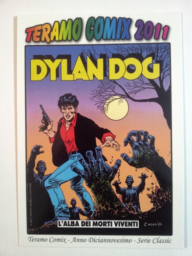 Cartolina dylan dog alba - cartolina,