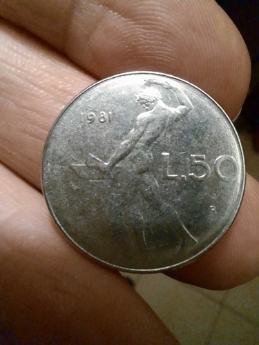 Moneta lire del 1981 - da,
