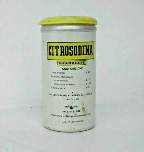 Scatola latta citrosodina - di,