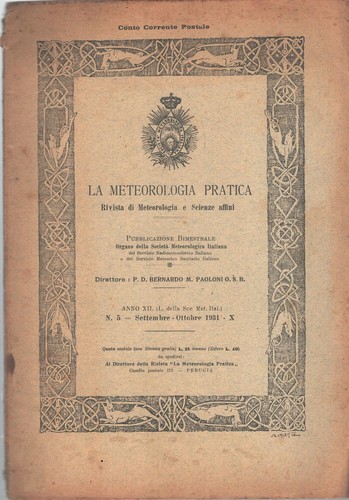 Meteorologia pratica anno - meteorologia,