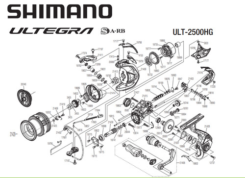 Ricambi originali mulinello - originali,