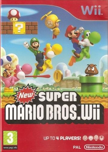 Nintendo wii new super - -,
