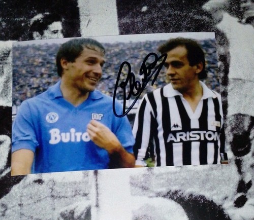 Autografo michel platini - autografo,
