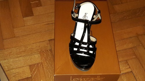 Sandali donna vernice nera - sandali,