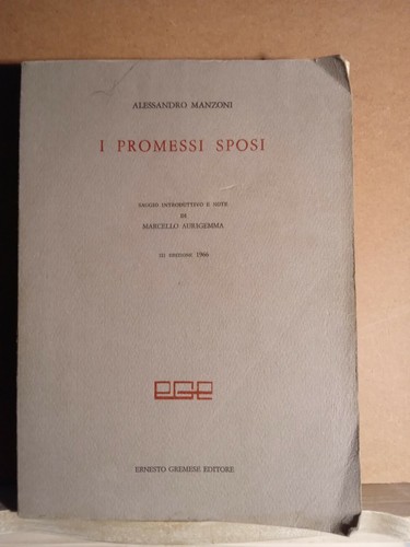 Promessi sposi manzoni - -,