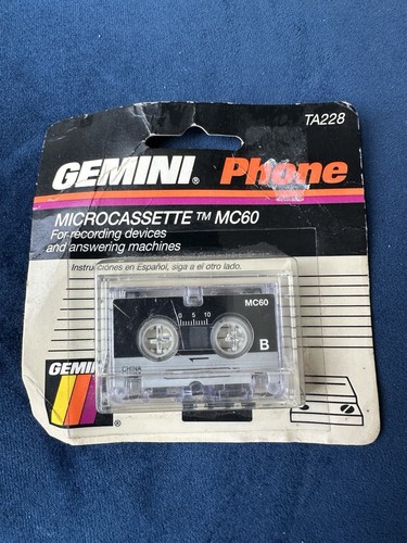 Gemini microcassetta 1 - gemini, mc-60