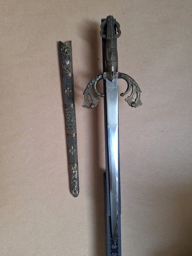 Tagliacarte antico spadino con - tagliacarte,