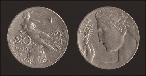 Centesimi 1909 liberta - centesimi,