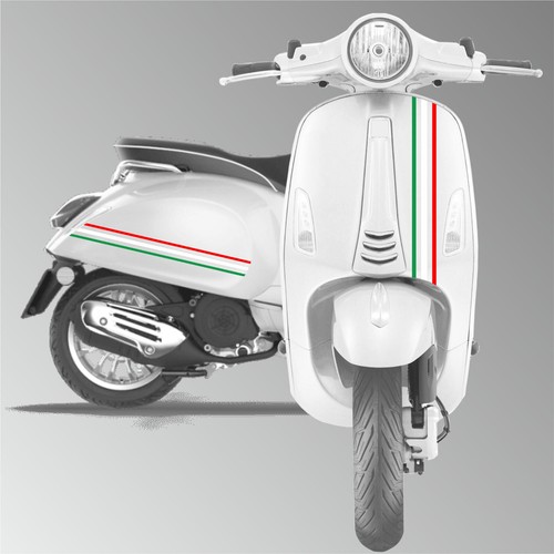 Adesivi tricolore italia - adesivi,