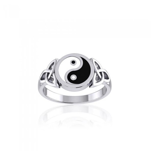 Celtic yin yang trinità 925 - yin,