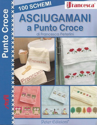 Asciugamani punto croce di - a,
