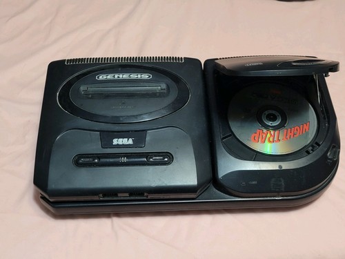 Sega genesis model with - cd,