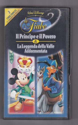 Vhs videocassetta fiabe - fiabe, walt