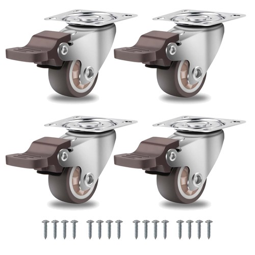 Rotelle mobili 25mm con freni