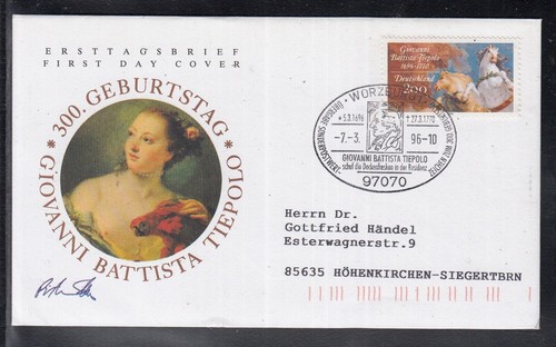 Brd 1996 fdc lettera - brd, fdc/lettera