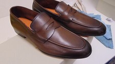 SANTONI LOAFERS 42.5 GENUINE