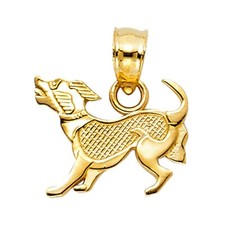 Gold 14K Yellow Gold Puppy
