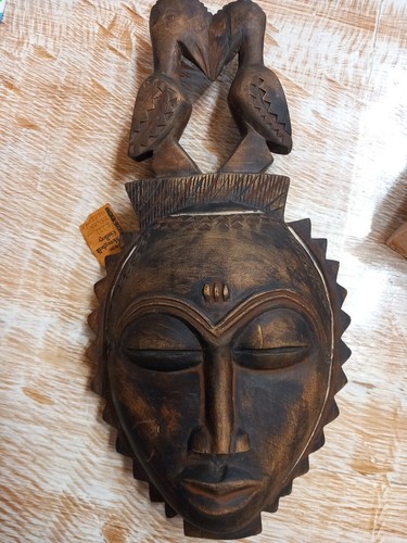 Arte africana maschera yaure - africana,