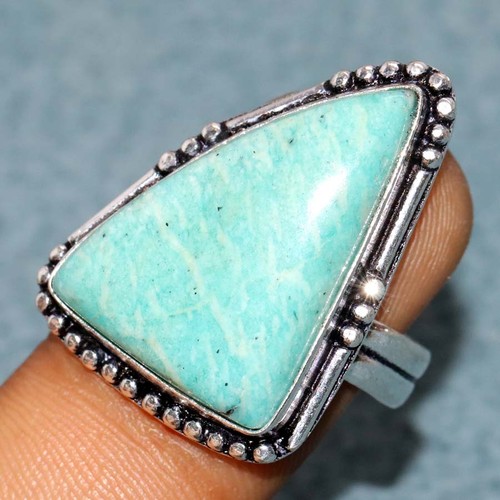Anello amazzonite placcato