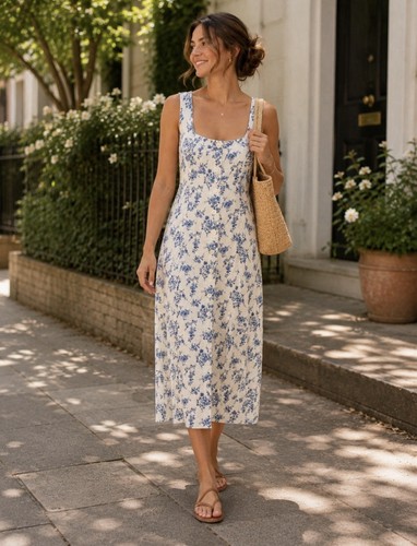 Prendisole midi blu pepper - midi, m