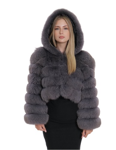 Giacca volpe pelliccia - , corta