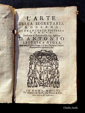 Posterla - L'Arte della Segretaria Moderna - Roma De' Rossi 1706