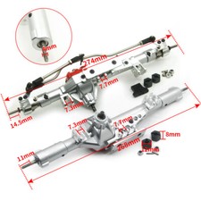 Asse anteriore in metallo asse posteriore per Axial Wraith 90018 RC Crawler Car