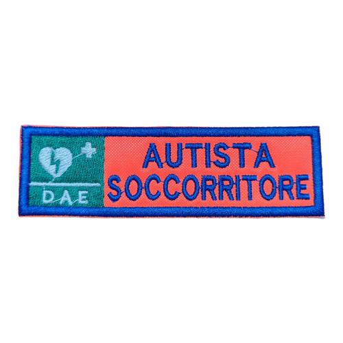 Patch ricamo toppa autista - patch,