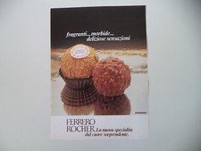 advertising Pubblicità 1984 FERRERO ROCHER