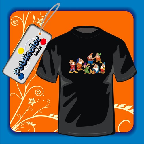 Shirt biancaneve i 7 nani - e,
