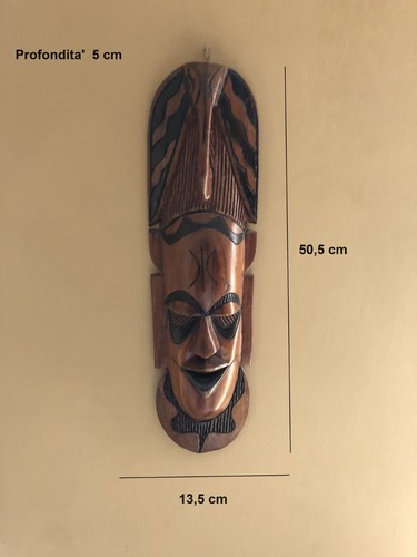 Maschera etnica legno - etnica, in
