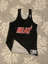 Nba Miami Heat 90s jersey canotta camiseta trikot Champion reversible Usa