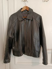 giacca da uomo 100% vera pelle taglia 46 con zip